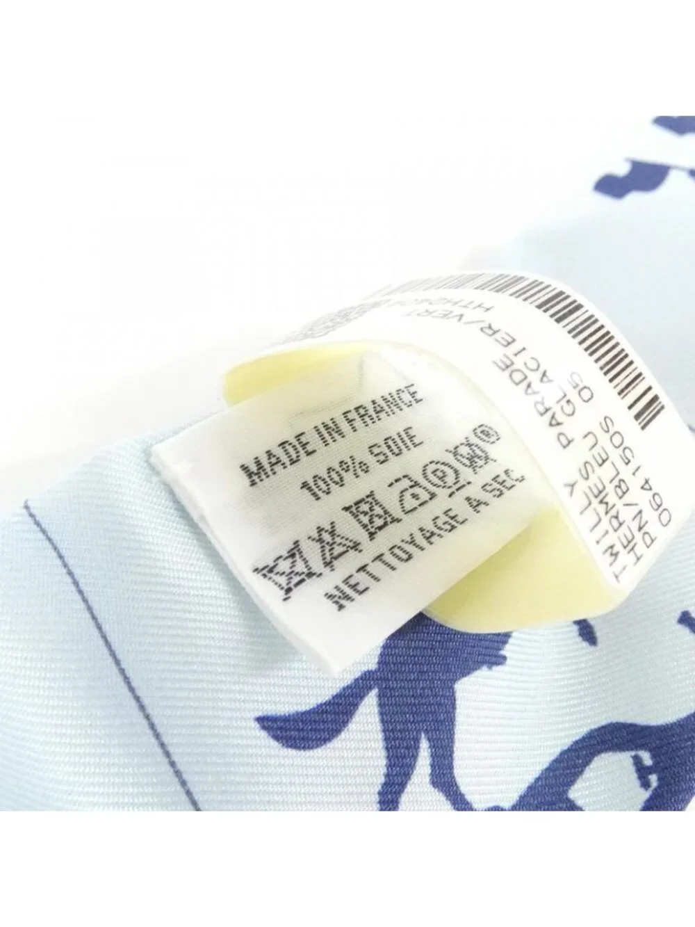 ★SOLD★ Hermes Parade Scarf Blue - Picture 5 of 5